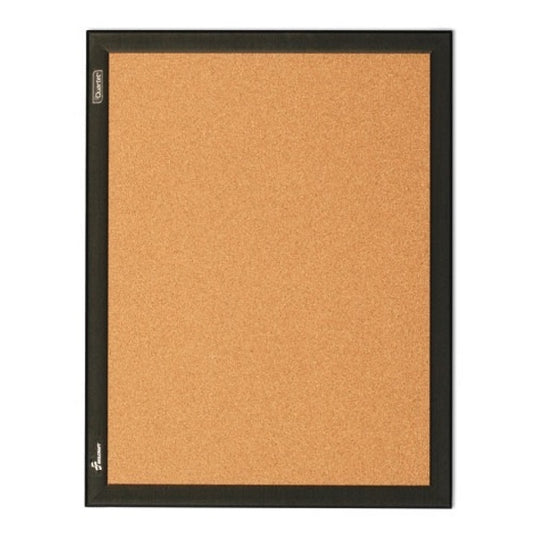 7195-01-651-1285 / 7195016511285 Recycled Cork Bulletin Board • 4' x 3' • Black Aluminum Frame • EA