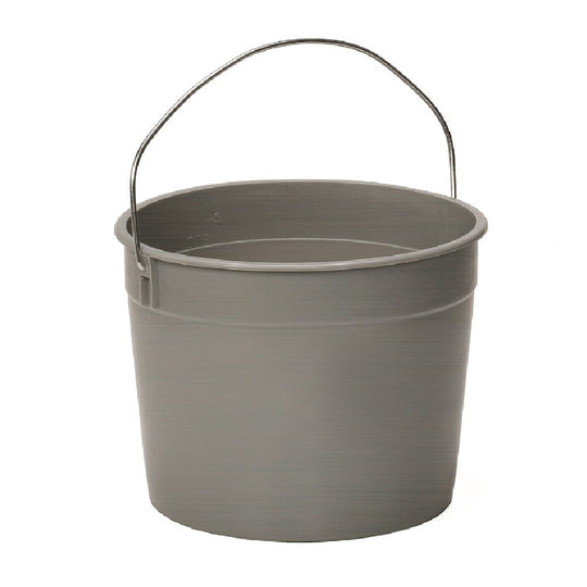 7240000611163 AbilityOne NSN0611163, Plastic Utility Pail, 5-Quart, Gray Bx