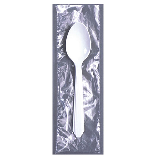 7340013820538 AbilityOne NSN3820538 Plastic Flatware Type III, Heavy Duty, Teaspoon, White