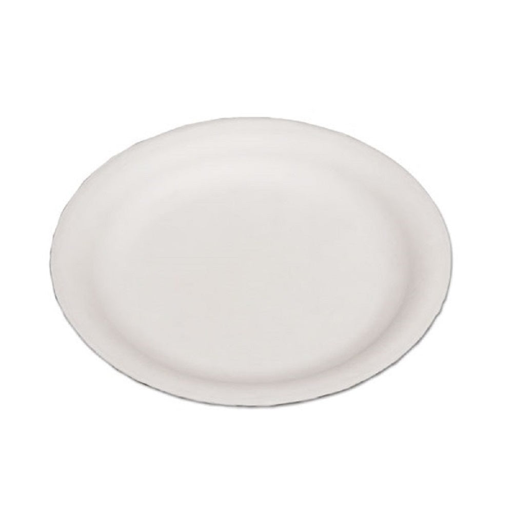 7350-00-290-0594 / 7350002900594 Paper Plates, Compostable, 9 in, White