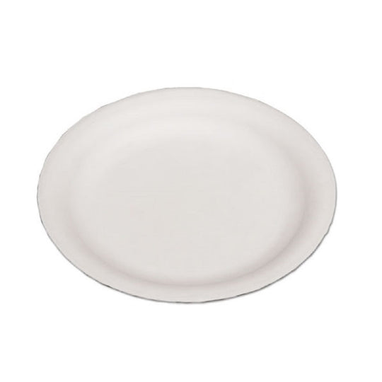 7350-00-290-0594 / 7350002900594 Paper Plates, Compostable, 9 in, White