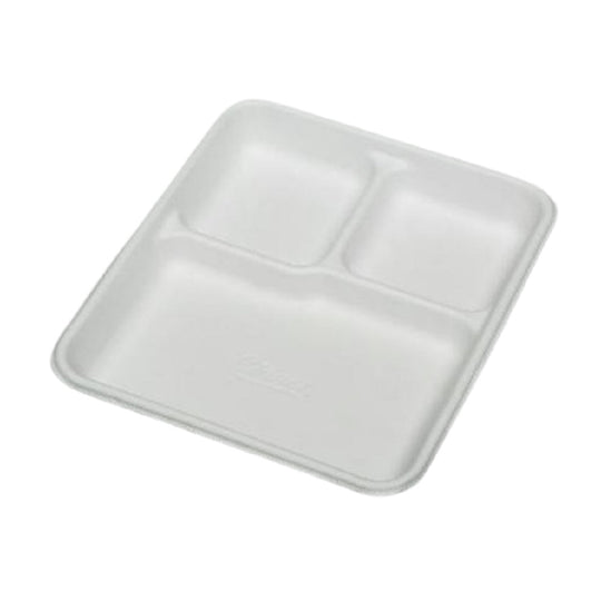 7350009269233 AbilityOne NSN9269233 Three Compartment Disposable Plate