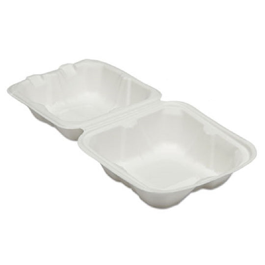 7350016646906 AbilityOne NSN6646906 Clamshell Hinged Lid To Go Food Containers Bx