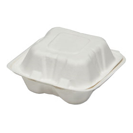 7350016646906 AbilityOne NSN6646906 Clamshell Hinged Lid To Go Food Containers Bx
