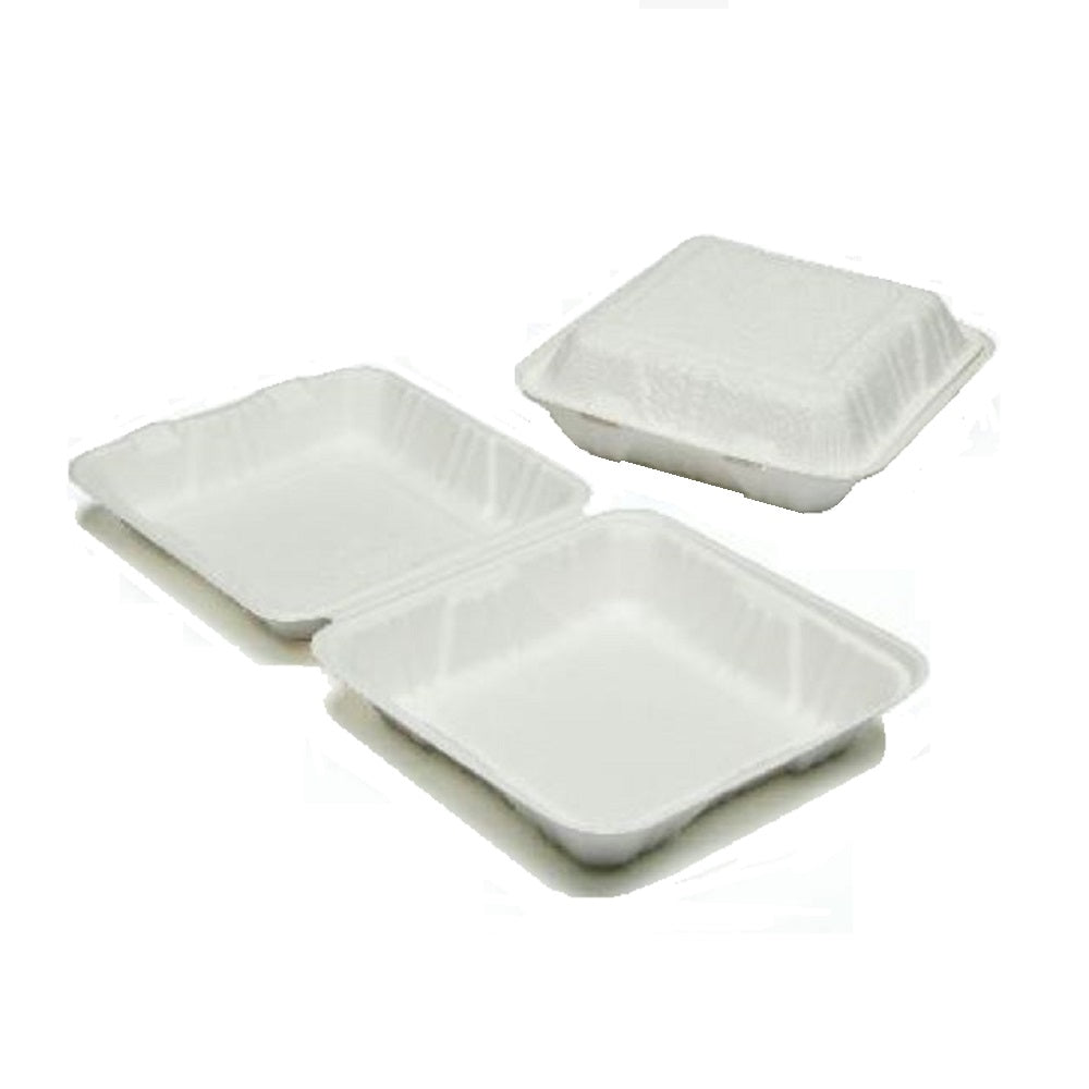 7350016646907 AbilityOne NSN6646907 Clamshell Hinged Lid To Go Food Containers, 1 Compartment Bx