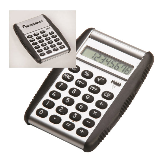 7420014844559 AbilityOne NSN4844559, Flip-Up Pocket Calculator, 8-Digital Ea