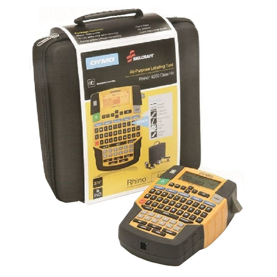 Dymo®/SKILCRAFT® Rhino 4200 Label Maker • Case Kit • NSN 7490-01-657-6125 / 7490016576125