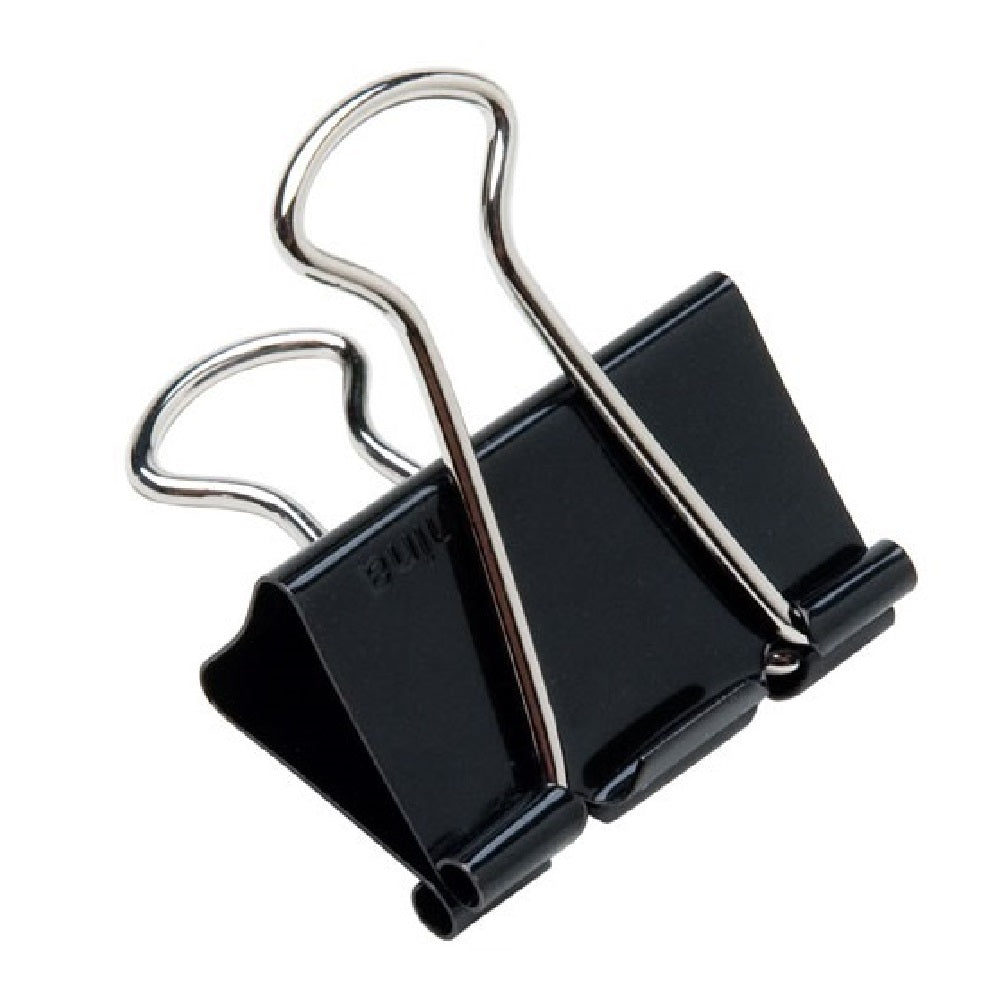 7510002236807 AbilityOne NSN2236807 Binder Clip, 5/8" Capacity, Black Tempered Steel Wire Bx