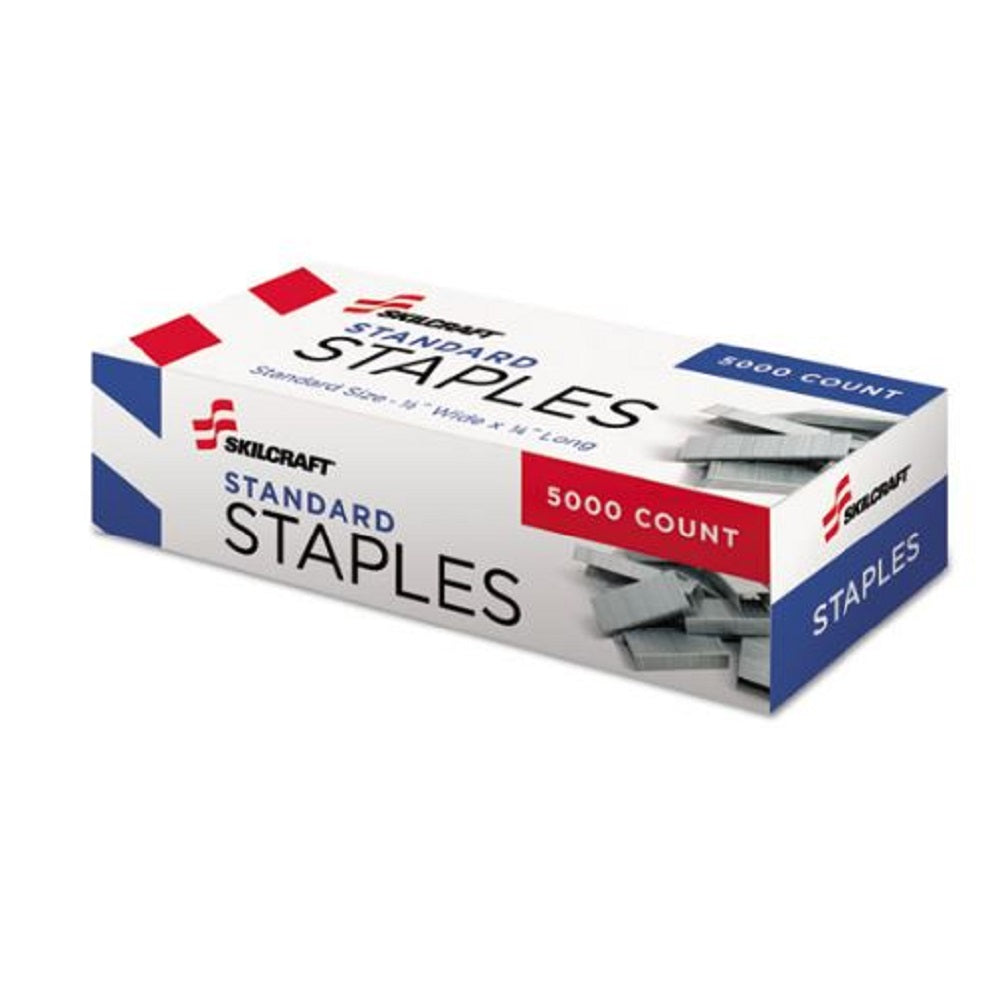 7510002729662 AbilityOne NSN2729662 Standard Staples, Full Strip, Crown Steel Ea