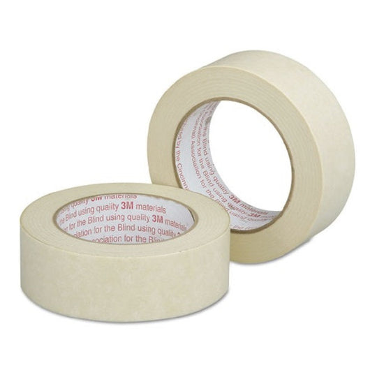7510006848784 AbilityOne NSN6848784 Superior Quality Masking Tape, Crepe Backed, 1 1/2" x 60 Yds, Beige Bx