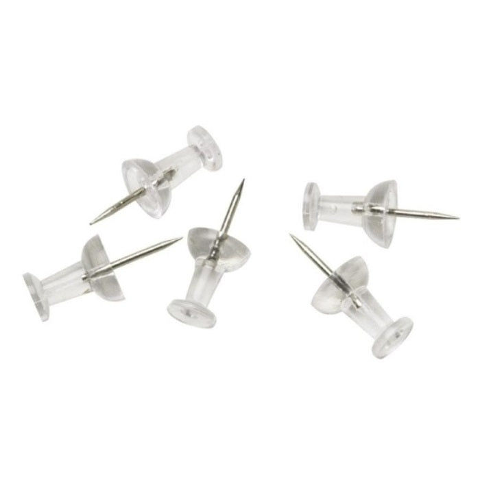 7510009400935 AbilityOne NSN9400935 Clear Push Pin, 3/8" Head, 100