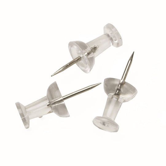 7510009400935 AbilityOne NSN9400935 Clear Push Pin, 3/8" Head, 100 Bx