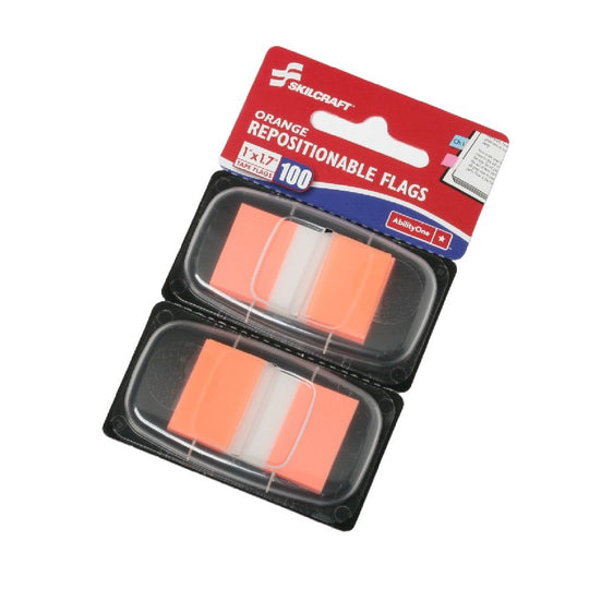 7510013152023 AbilityOne NSN3152023 Self-Stick Repositionable Flags, Orange Ea