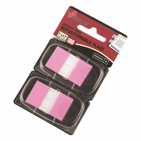 Self-Stick Flags – Bright Pink – NSN 7510-01-399-1153 / 7510013991153 CS