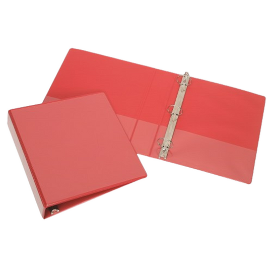 7510014256139 AbilityOne NSN4256139 Round Ring View Binders - 1/2" Capacity - Red Bx