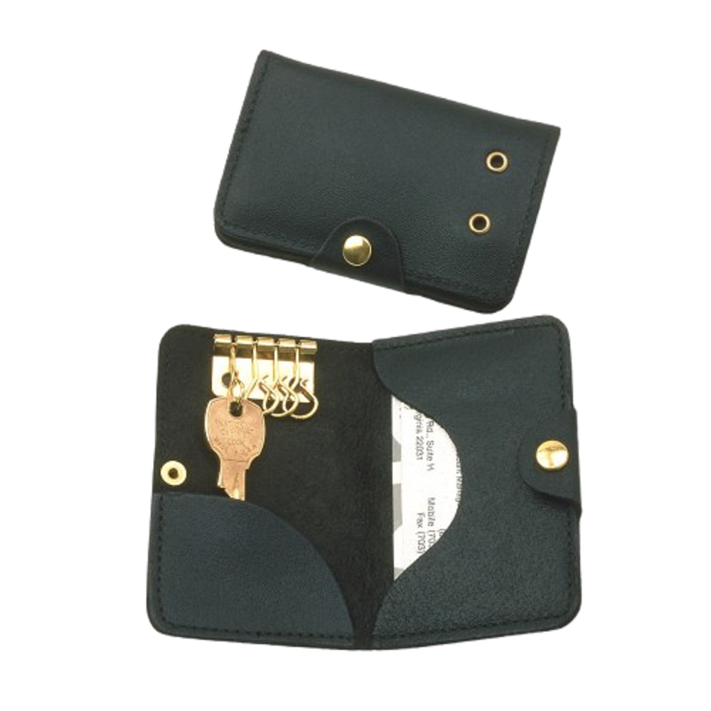 7510014459348 AbilityOne NSN4459348 Genuine Leather Key & Card Holder