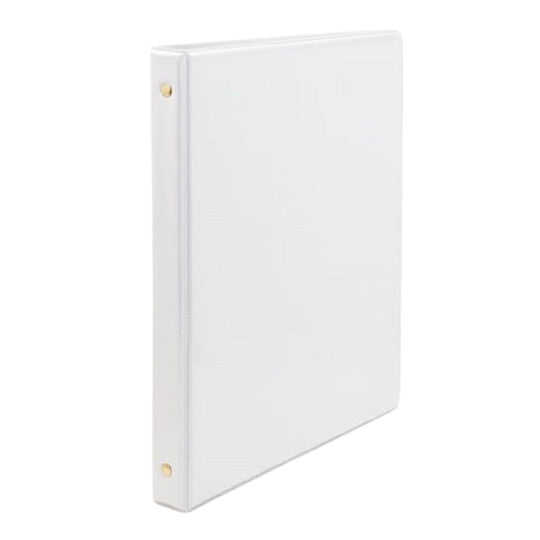 Skilcraft Round Ring View Binder - 1/2" Capacity - White - 7510015104859 / 7510-01-510-4859
