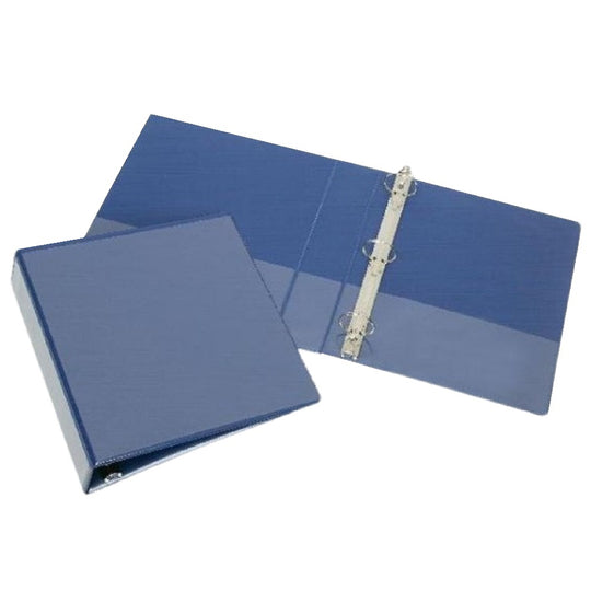 SKILCRAFT Round Ring View Binder • 1/2" • Blue • Case of 18 • NSN 7510-01-510-4860 / 7510015104860 CS