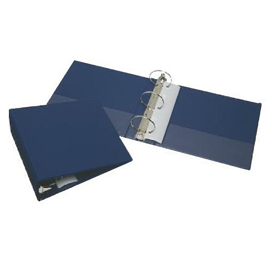 7510015104873 AbilityOne NSN5104873 - Round Ring Binder - 3" Capacity - Blue Bx