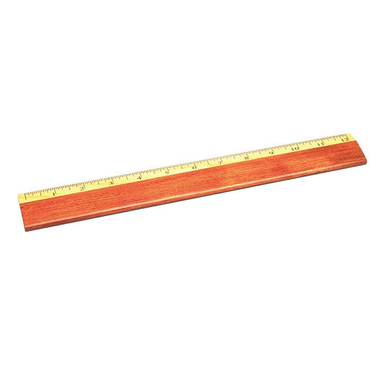 Desk Protection Ruler 7510015169247 AbilityOne NSN5169247, Rosewood, 12