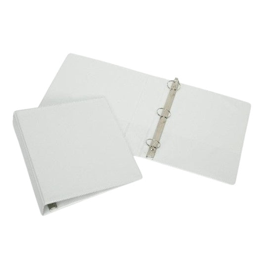 7510-01-519-4381 / 7510015194381 Round Ring View Binder • 1-1/2" Capacity • White