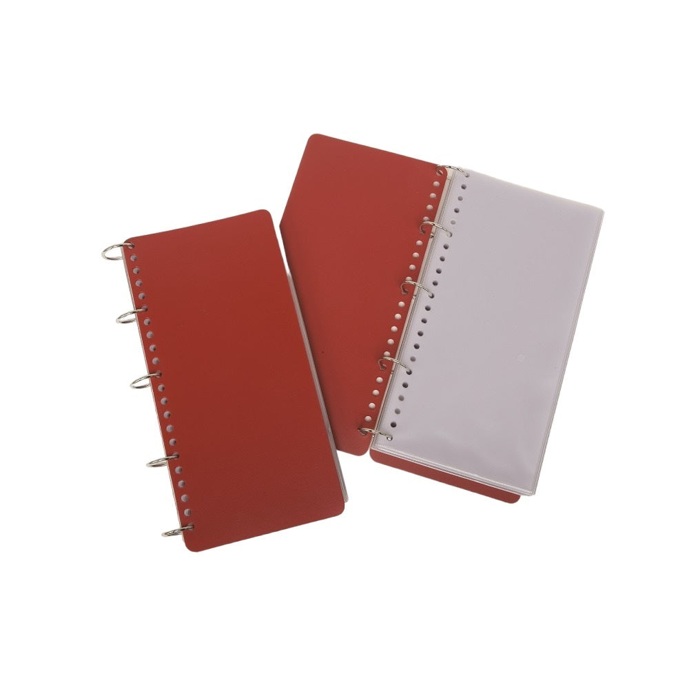 LONG FORMAT CHECKLIST BINDER, RED BX