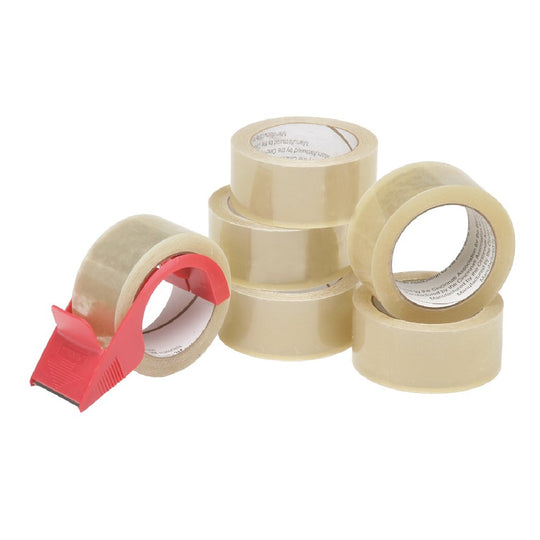 7510-01-579-6873 / 7510015796873 Package Sealing Tape • 2 Inch x 55 Yards • Commercial Grade • Clear • Quote