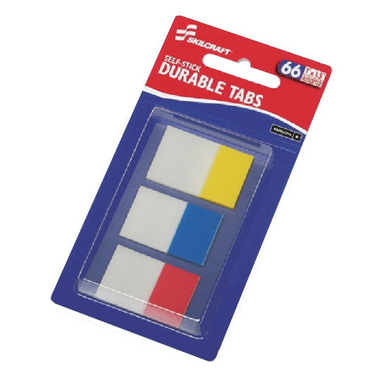 SKILCRAFT Self-Stick File Tabs • Case • NSN 7510-01-661-4494 / 7510016614494 CS