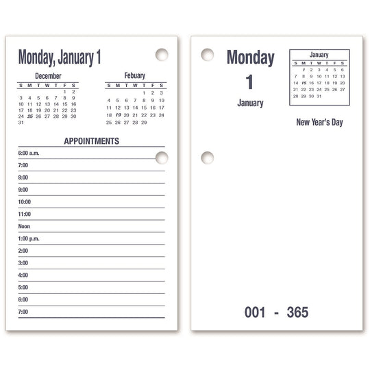 7510016648816 - SKILCRAFT DAYMAX 2027 Calendar Pad – NSN 7510-01-664-8816