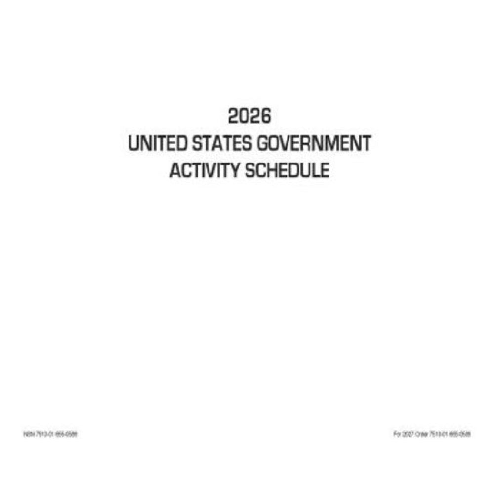 UNICOR 2026 Activity Schedule NSN 7510 01 665 0589 unicor-2026-activity-schedule-nsn-7510-01-665-0589