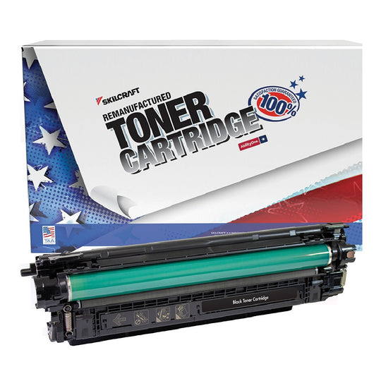 Reman HP CF360A (508A) Black Toner • SKILCRAFT • NSN 7510-01-682-1303 / 7510016821303