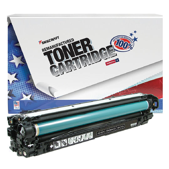 Reman HP CE340A (651A) Black Toner • Case • 10 Units • SKILCRAFT • NSN 7510-01-682-1927 / 7510016821927 CS