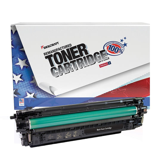 Reman HP CF360X (508X) Black Toner • Case • SKILCRAFT • NSN 7510-01-694-2425 / 7510016942425 CS