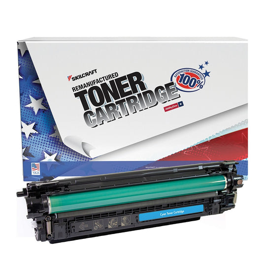 Reman HP CF361X (508X) Cyan Toner • SKILCRAFT • NSN 7510-01-694-2773 / 7510016942773
