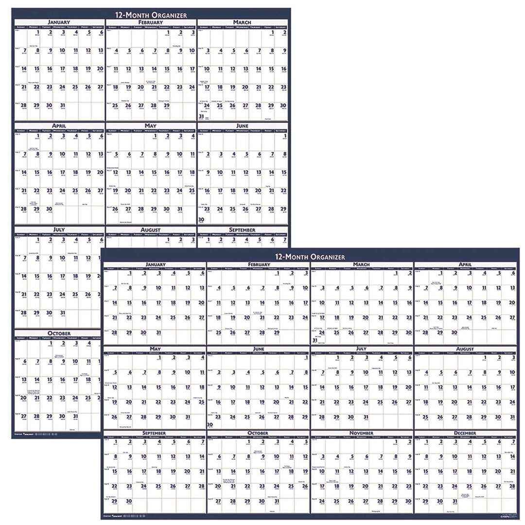 7510016956115 - SKILCRAFT 2027 WALL PLANNER - NSN 7510-01-695-6115