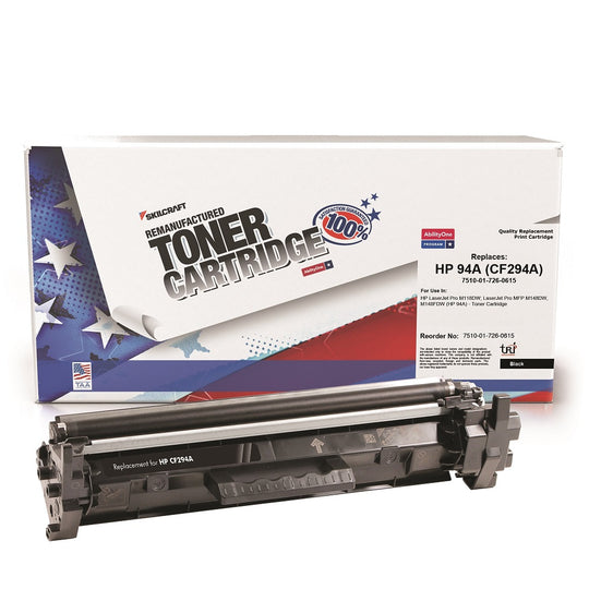 7510017260615 - Reman HP 94A Black Toner – SKILCRAFT – NSN 7510-01-726-0615