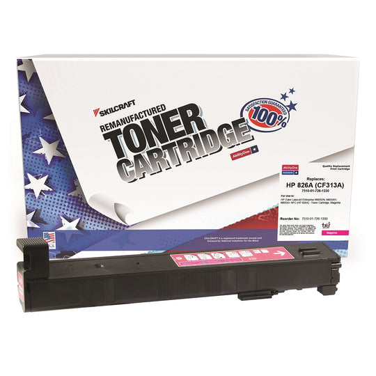 7510017261330 - Reman HP CF313A (827A) Magenta Toner – SKILCRAFT – NSN 7510-01-726-1330