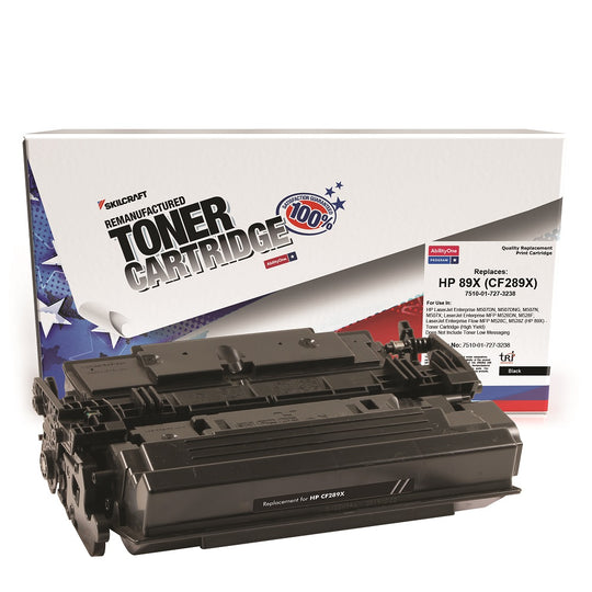 7510017273238 - Reman HP CF289X (89X) Black Toner – SKILCRAFT – NSN 7510-01-727-3238