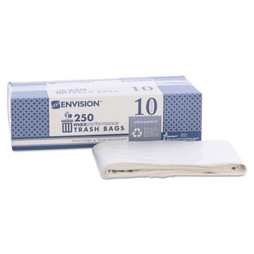 8105011958730 MEDIUM DUTY CAN LINER BAG, CLEAR BX