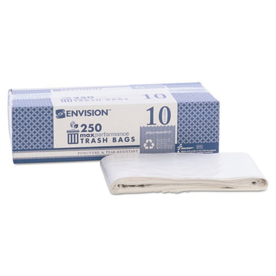 8105011958730 MEDIUM DUTY CAN LINER BAG, CLEAR BX