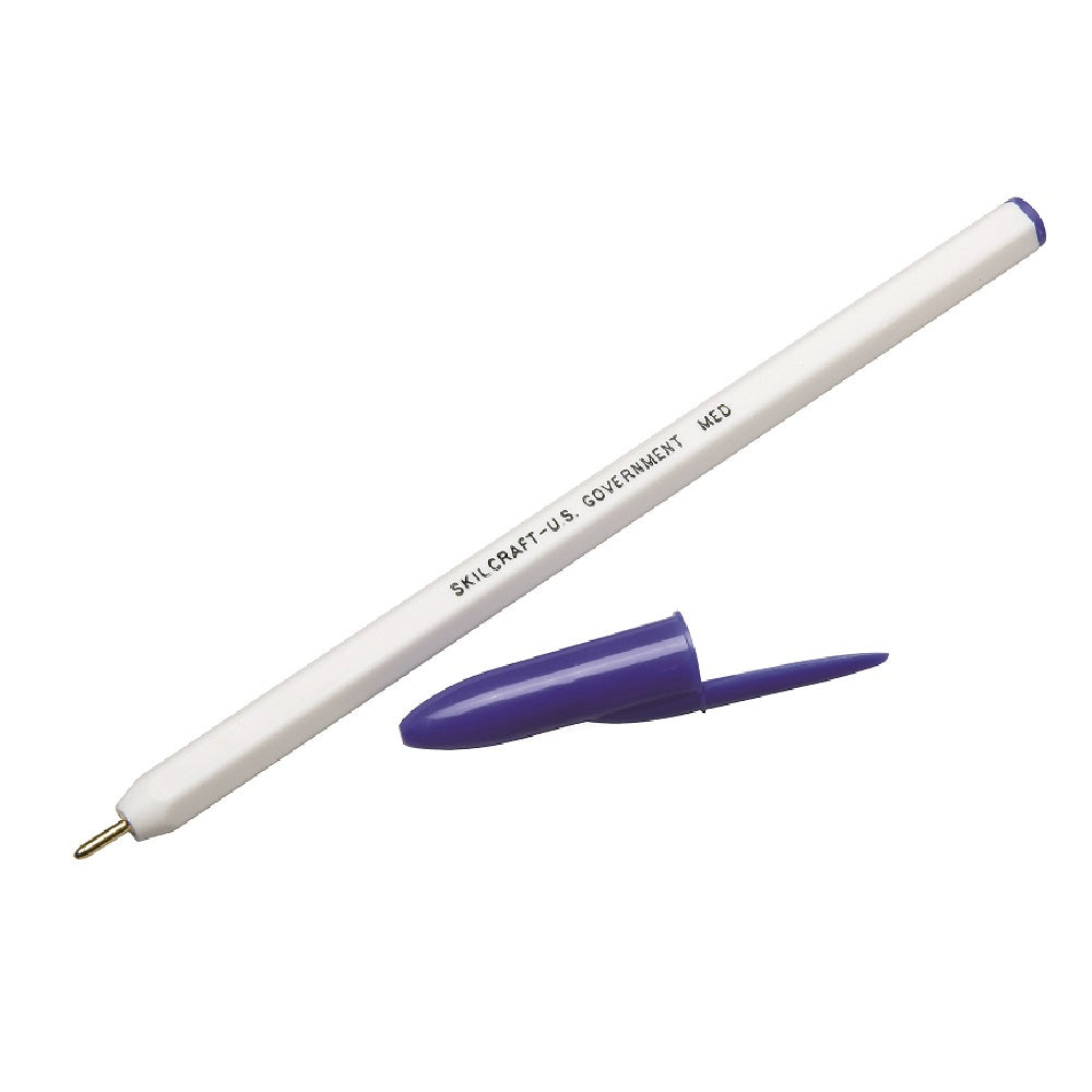 STICK PEN MEDIUM POINT, BLUE INK PK