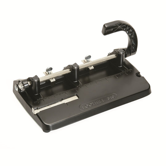 Heavy-Duty 3-Hole Punch, 13/32 Inch Holes, Black - Case Of 12, 7520-01-431-6251 / 7520014316251