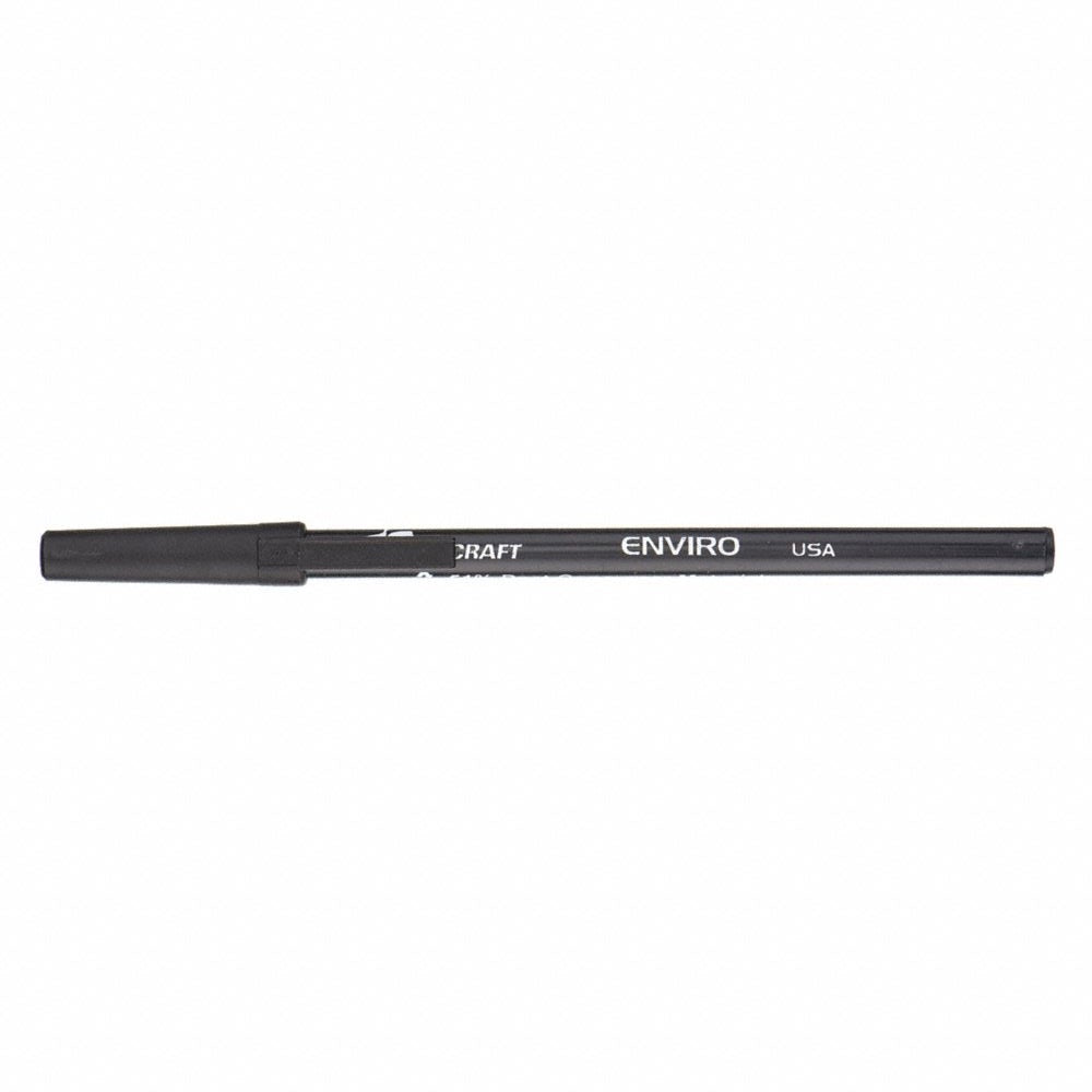 STICK TYPE BALLPOINT, PEN, FINE POINT, RECYCLED, BLACK INK PK