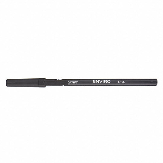 STICK TYPE BALLPOINT, PEN, FINE POINT, RECYCLED, BLACK INK PK