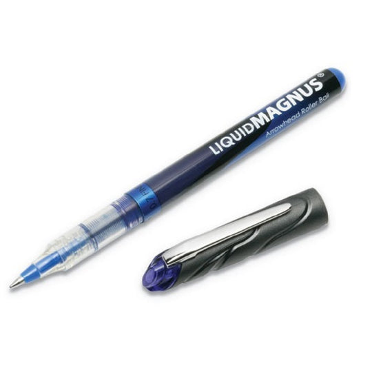 7520014612665, AbilityOne, Skilcraft, NSN4612665, Liquid Magnus - Rollerball Pen - Fine Point Arrowhead - 0.7mm - Blue Ink