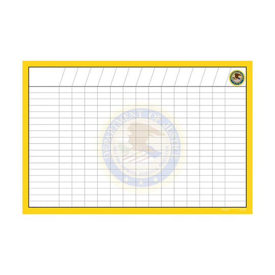 7520014965475 ERASABLE WALL CALENDAR, BLANK PLANNER CHART EA