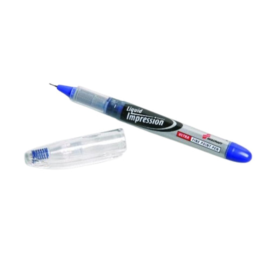 7520-01-519-4360 / 7520015194360 • SKILCRAFT Liquid Impression Porous Point Pen • Medium Point • Blue Ink • Case • Quote
