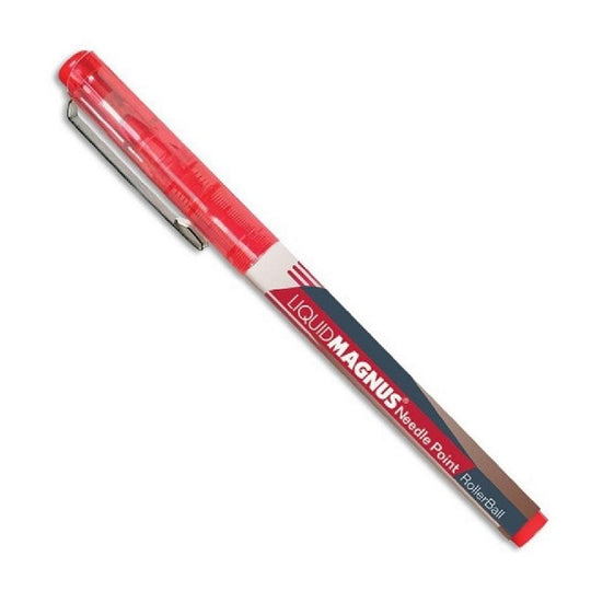 7520015068498 AbilityOne NSN5068498 LIQUID MAGNUS FINE POINT ROLLERBALL PEN, RED INK Bx