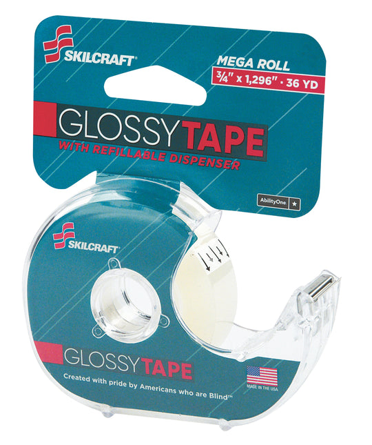Transparent Tape – Glossy, 3/4" x 36 Yds – NSN 7520-01-516-7576 / 7520015167576 CS