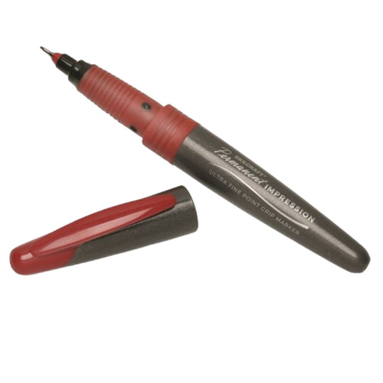 7520-01-520-3889 / 7520015203889 Permanent Impression Marker • Ultra-Fine Point • Red Ink • Case • Quote